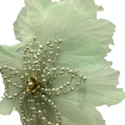 Korean style pearl Bead Floral Beauty headband