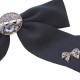 Big Bow Set Inlaid Zircon Hairpin