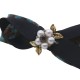 Pearl Floral Bow Single Clip Hairpin