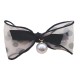 Polka Dot Bow Pendant Pearl Single Clip Hairpin