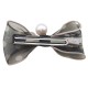 Polka Dot Bow Pendant Pearl Single Clip Hairpin