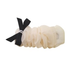 Soft yarn pearl bow bb clip hairpin