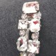 Silver Rhinestone Duckbill Hair Clip