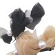 Retro Pearl Couple bow clip-on hairpin