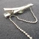 tassel chain silver hair clip