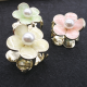 Pearl  flower small Hair clip