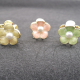 Pearl  flower small Hair clip