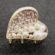 entry luxury and bling love small hair scratch clip