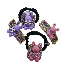 new style bling-bling rabbit hairpin set