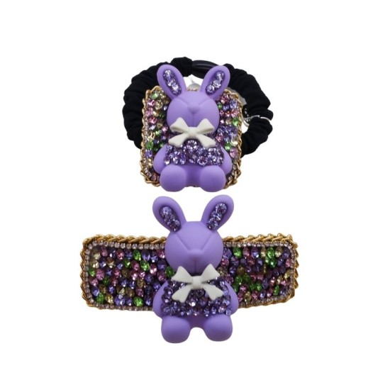 new style bling-bling rabbit hairpin set