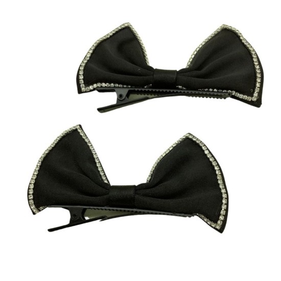 satin wedding pairing hair clip