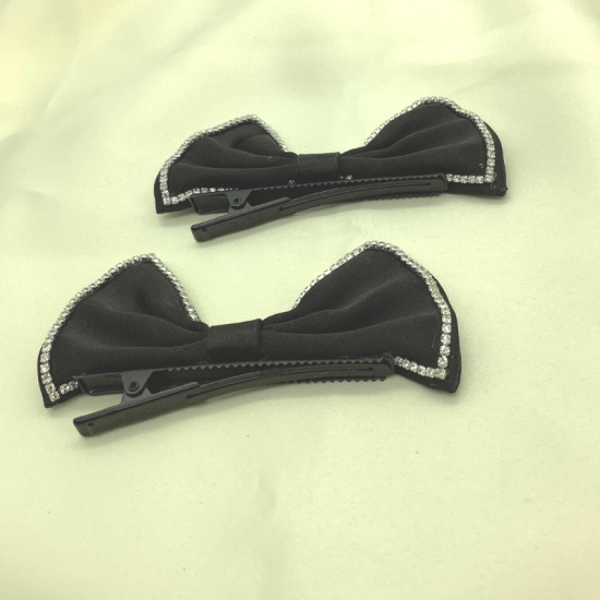 satin wedding pairing hair clip