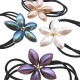 Opal flower multi-layer elastic rope hair rope