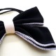 Solid color bow hair rope