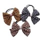 plaid bow hair rope